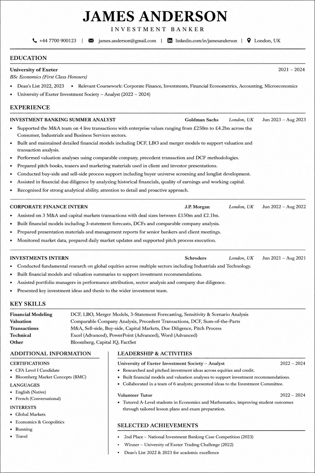 Investment banking CV example.png