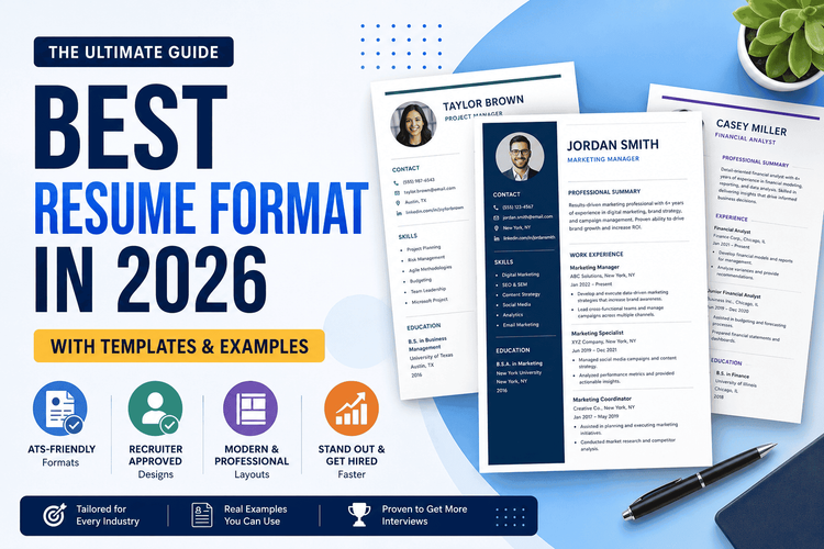 Best Resume Format in 2026 (With Examples)