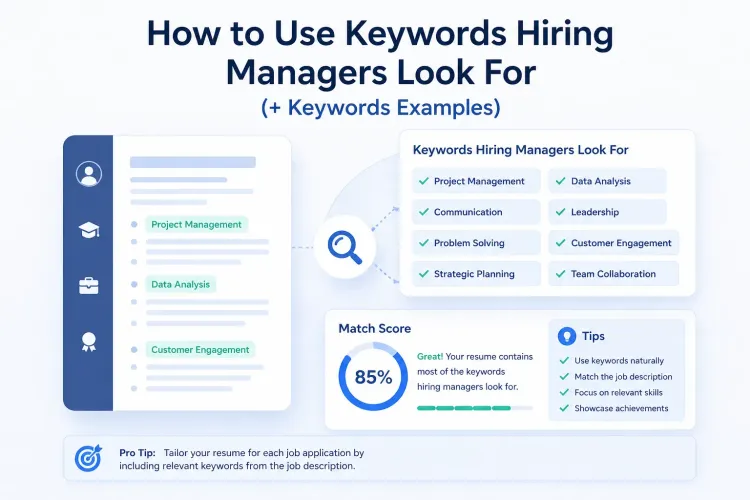 How to Use Keywords Hiring Managers Look For (+ Keywords Examples)