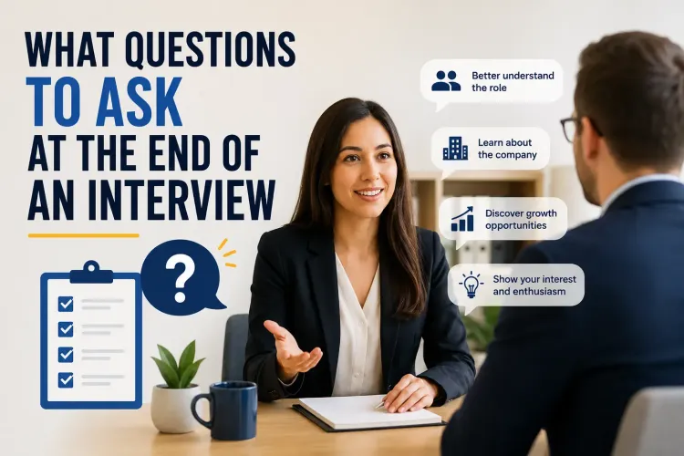 What Questions to Ask at the End of an Interview: 15 Impressive (+3 to Avoid)